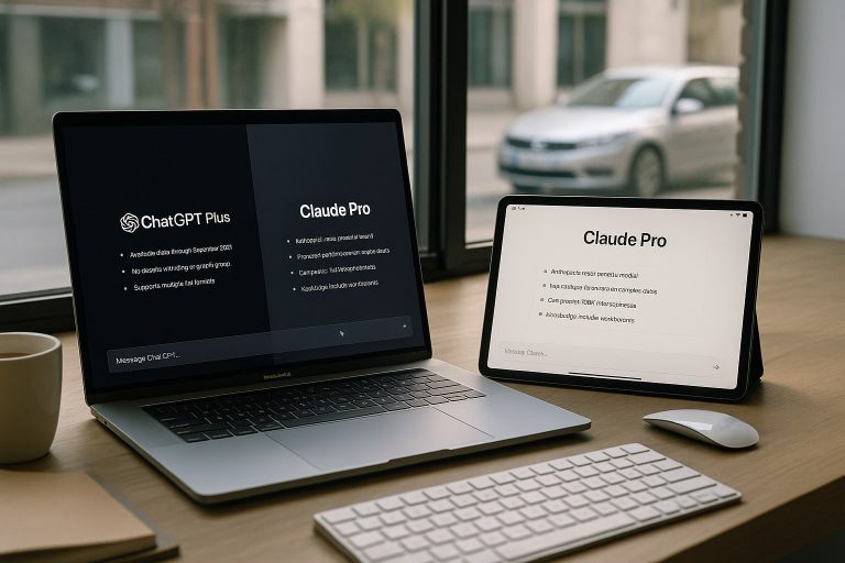 ChatGPT Plus vs Claude Pro: qué asistente de IA rinde mejor en el día a día por 20 €/mes ChatGPT Plus vs Claude Pro: qué asistente de IA rinde mejor en el día a día por 20 €/mes