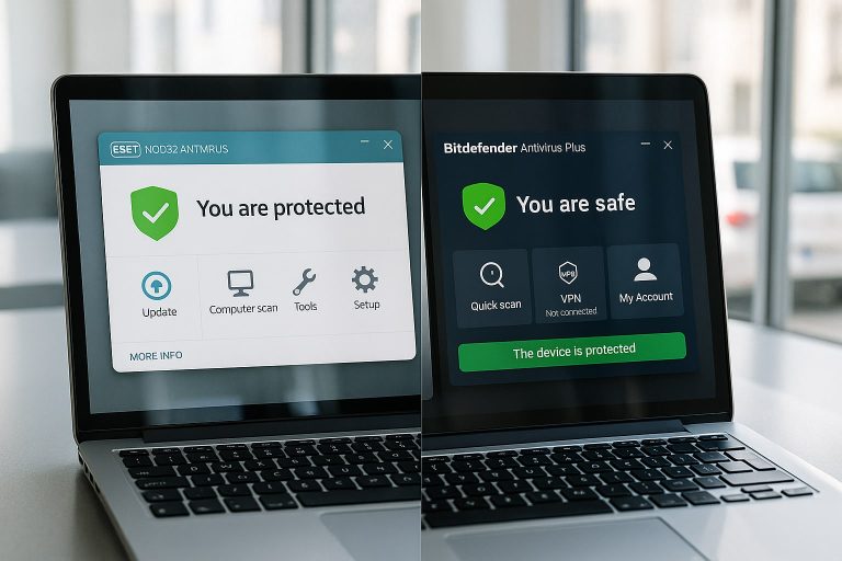 ESET NOD32 vs Bitdefender Antivirus Plus: qué antivirus ligero protege mejor sin molestar ESET NOD32 vs Bitdefender Antivirus Plus: qué antivirus ligero protege mejor sin molestar