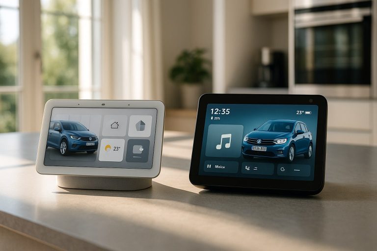 Google Nest Hub (2ª gen) vs Amazon Echo Show 8: qué pantalla inteligente elegir para el centro de la casa Google Nest Hub (2ª gen) vs Amazon Echo Show 8: qué pantalla inteligente elegir para el centro de la casa