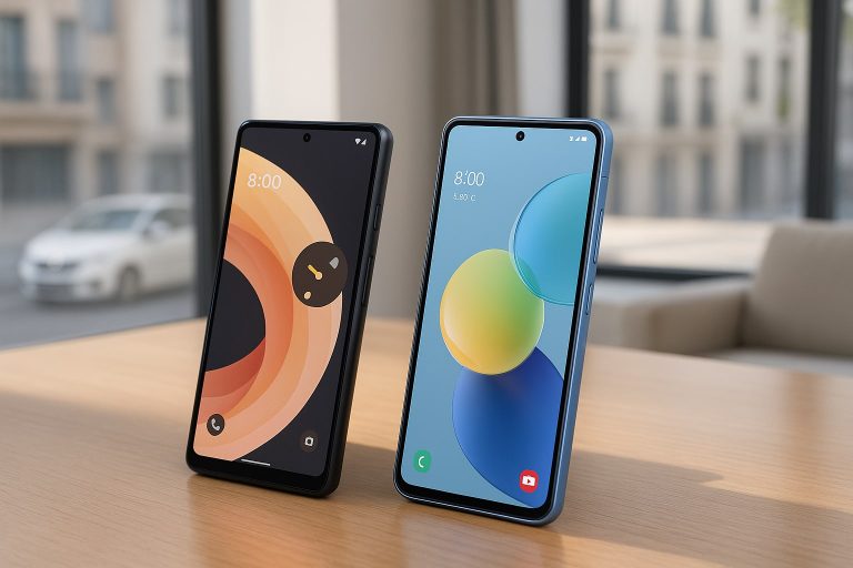 Google Pixel 8a vs Samsung Galaxy A55: el mejor móvil sobre 400 € con soporte largo