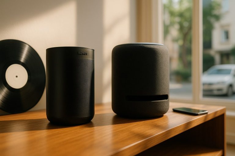 Sonos Era 100 vs Amazon Echo Studio: qué altavoz inteligente elegir si te importa el sonido tanto como la domótica Sonos Era 100 vs Amazon Echo Studio: qué altavoz inteligente elegir si te importa el sonido tanto como la domó