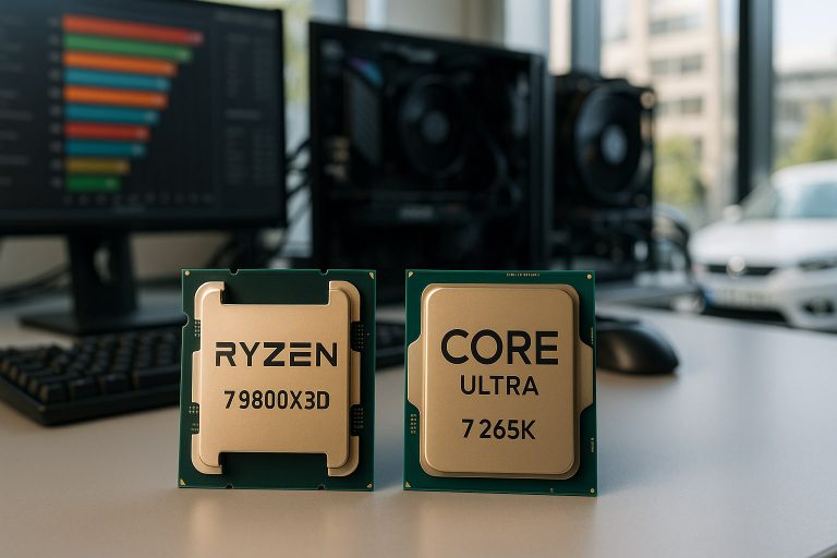 AMD Ryzen 7 9800X3D vs Intel Core Ultra 7 265K: qué CPU montar para un PC gaming en 2026 AMD Ryzen 7 9800X3D vs Intel Core Ultra 7 265K: qué CPU montar para un PC gaming en 2026