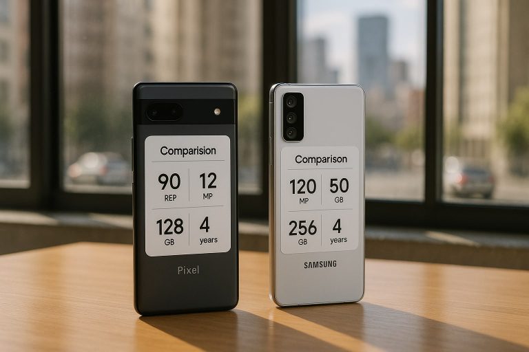 Google Pixel 9a vs Samsung Galaxy A56: la gama media con más años de actualizaciones bajo 500 €