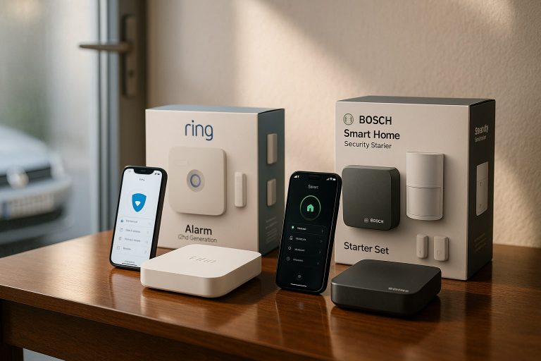Ring Alarm (2ª gen) vs Bosch Smart Home Security Starter Set: qué kit de alarma conectada instalar sin cuota obligatoria Ring Alarm (2ª gen) vs Bosch Smart Home Security Starter Set: qué kit de alarma conectada instalar sin cuota o