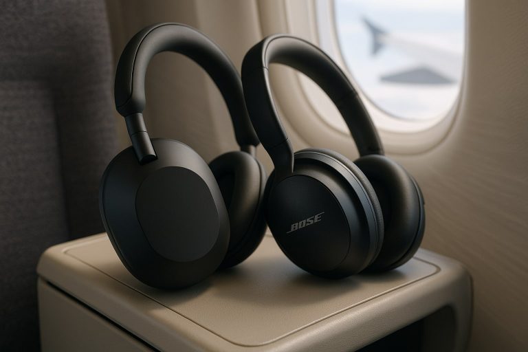 Sony WH-1000XM5 vs Bose QuietComfort Ultra: qué auricular over-ear cancela mejor el ruido en avión