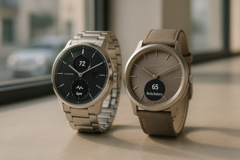 Withings ScanWatch 2 vs Garmin Vivomove Trend: smartwatch híbrido con esfera analógica para salud Withings ScanWatch 2 vs Garmin Vivomove Trend: smartwatch híbrido con esfera analógica para salud
