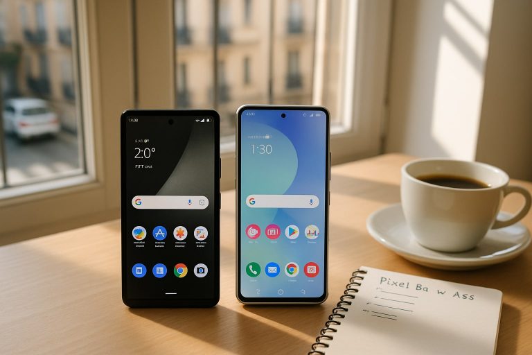 Google Pixel 8a vs Samsung Galaxy A55: Android limpio frente a One UI bajo 400 €